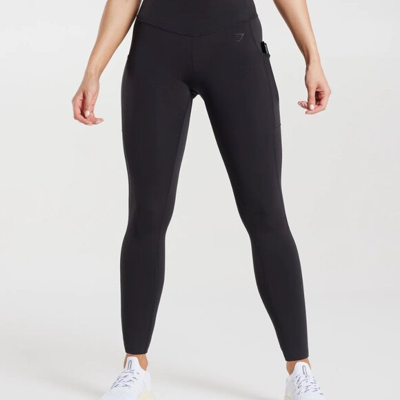 Gymshark Pocket Leggings size M NWT Black - Picture 4 of 6